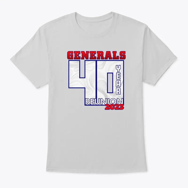 40 year Reunion Tee - white