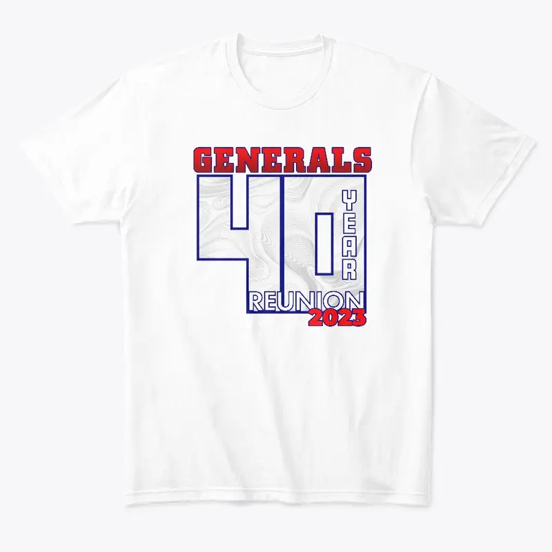 40 year Reunion Tee - white